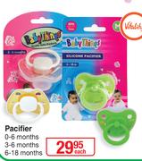 Baby Things Pacifier (0-6 Months, 3-6 Months, 6-18 Months)-Each