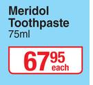 Meridol Toothpaste-75ml Each