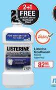 Listerine Mouthwash (Assorted)-500ml Each