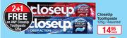 CloseUp Toothpaste (Assorted)-125g Each
