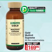 Gold Multivit Supreme-60's Film Coated Tablets