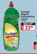 Sunlight Regular Dishwashing Liquid-750ml
