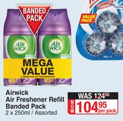 Airwick Air Freshener Refill Banded Pack (Assorted)-2x250ml Per Pack