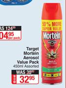 Target Mortein Aerosol Value Pack (Assorted)-450ml