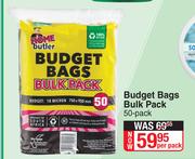 Budget Bags Bulk Pack-50 Per Pack