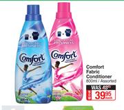 Comfort Fabric Conditioner (Assorted)-800ml Each