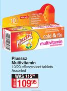 Plusssz Multivitamin (Assorted)-10/20 Effervescent Tablets