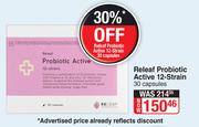 Releaf Probiotic Active 12 Strain-30 Capsules