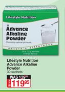 Lifestyle Nutrition Advance Alkaline Powder 30 Sachets