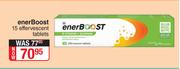 enerBoost-15 Effervescent Tablets