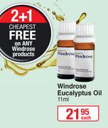 Windrose Ecucalyptus Oil-11ml Each
