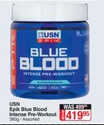 USN Epik Blue Blood Intense Pre Workout Assorted-380g