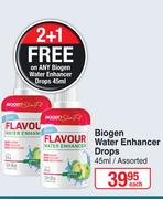 Biogen Water Enhancer Drops Assorted-45ml Each