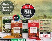 Lifestyle Food Rosemary 10g Or Coriander 40g Or Parsley 10g Or Paprika 40g-Each