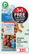Lifestyle Food Almond Milk Assorted-1Ltr