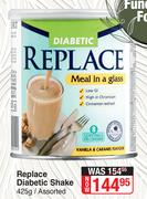 Replace Diabetic Shake Assorted-425g