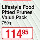 Lifestyle Food Pitted Prunes Value Pack-750g