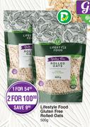 Lifestyle Food Gluten Free Rolled Oats-500g