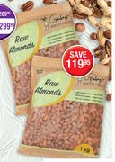 Gaby's Raw Almonds-1Kg