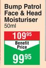 Bump Patrol Face & Head Moisturiser-50ml