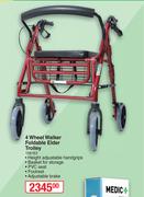Dis-Chem 4 Wheel Walker Foldable Elder Trolley