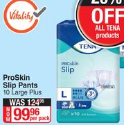Tena Pro Skin Slip Pants 10 Large Plus-Per Pack