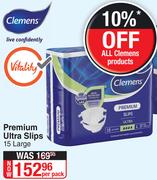 Clemens Premium Ultra Slips 15 Large-Per Pack