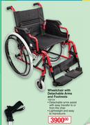 Dis-Chem Wheelchair With Detachable Arms & Footrests