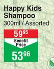 Natur Vital Happy Kids Shampoo Assorted-300ml