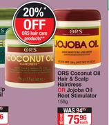 ORS Coconut Oil Hair & Scalp Hairdress Or Jojoba Oil Root Stimulator-156g Each