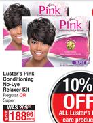 Luster's Pink Conditioning No-Lye Relaxer Kit Regular Or Super-Each