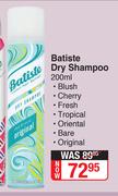 Batiste Dry Shampoo-200ml