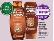 Garnier Ultimate Blends Shampoo Or Conditioner Assorted-360ml/400ml
