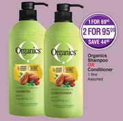 Organics Shampoo Or Conditioner Assorted-1Ltr