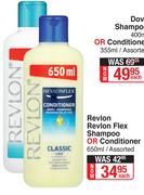 Revlon Flex Shampoo Or Conditioner Assorted-650ml Each