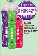 Sugar Or Minx Or Seduce Body Spray-70ml