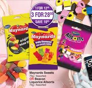 Maynards Sweets 75g Assorted Or Beacon Liquorice Allsorts 75g Assorted-For 1