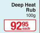 Deep Heat Rub-100g Each