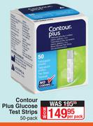 Contour Plus Glocose Test Strips-50's Per Pack