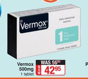 Vermox 500mg-1 Tablet