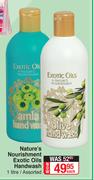 Nature's Nourishment Exotic Oils Handwash (Assorted)-1Ltr Each