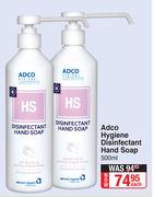 Adco Hygiene Disinfectant Hand Soap-500ml Each