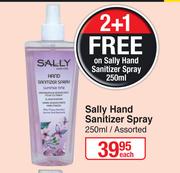 Sally Hand Sanitizer Spray (Assorted)-250ml Each