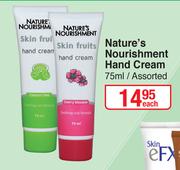 Nature's Nourishment Hand Cream (Assorted)-75ml Each