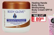 Healing Hands Body Glove Moisturising Body Cream SPF15-500ml 
