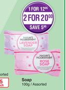 Nature's Nourishment Soap (Assorted)-For 2 x 100g