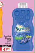 Sunlight Bubble Bath (Assorted)-2Ltr