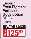 Eucerin Even Pigment Perfector Body Lotion SPF 7-250ml