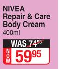 Nivea Repair & Care Body Cream-400ml 