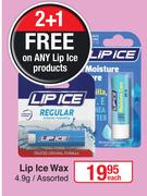 Lip Ice Wax (Assorted)-4.9g Each